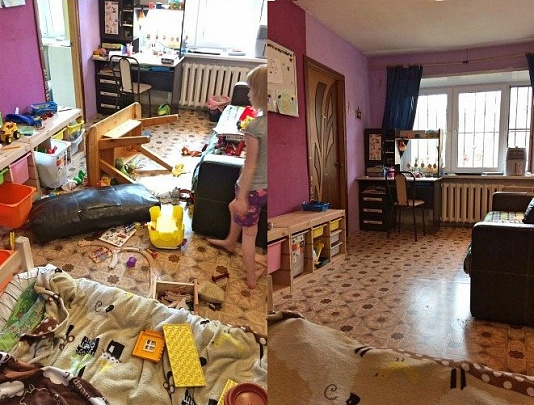 Фото поддерживающей уборки 1-комнатной квартиры Фото поддерживающей уборки 1-комнатной квартиры